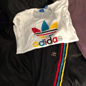 Adidas Leggings and matching T-shirt